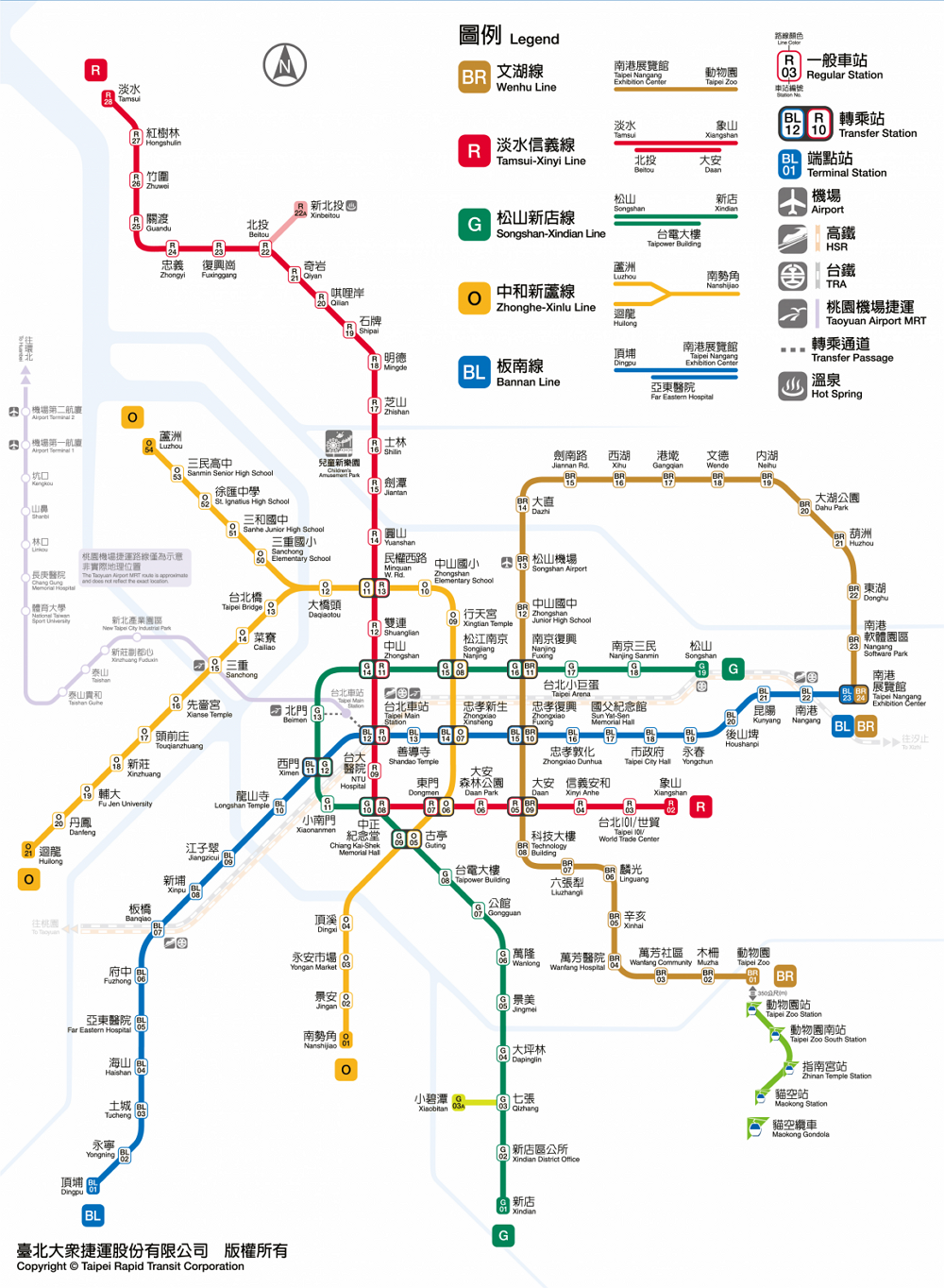 台北捷運地圖 台北捷運地圖
